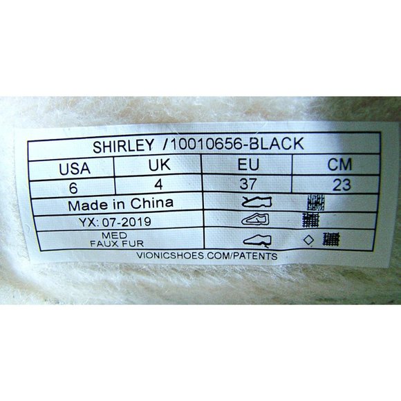 Vionic Womens Haven Shirley Slipper Faux Shearling Ankle Orthotic Arch Support 6 - Picture 9 of 11